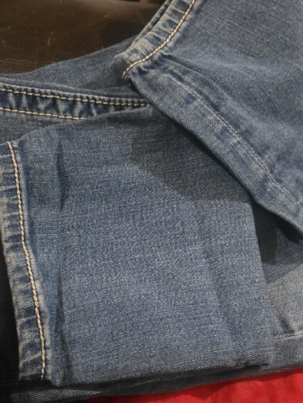 Miss Me Light Blue Bootcut Jeans with Floral Embroidered Back Pocket - Picture 5 of 6